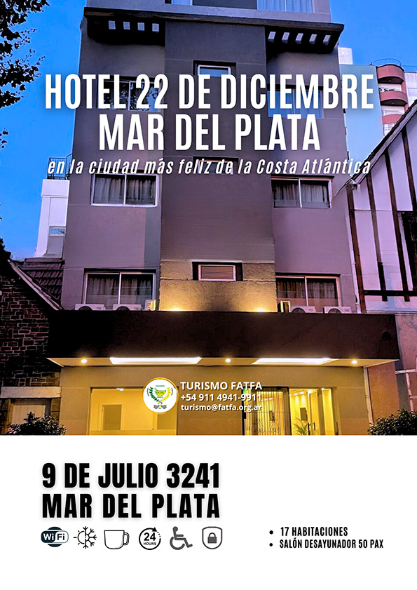 Hotel 22 de Diciembre, Mar del Plata